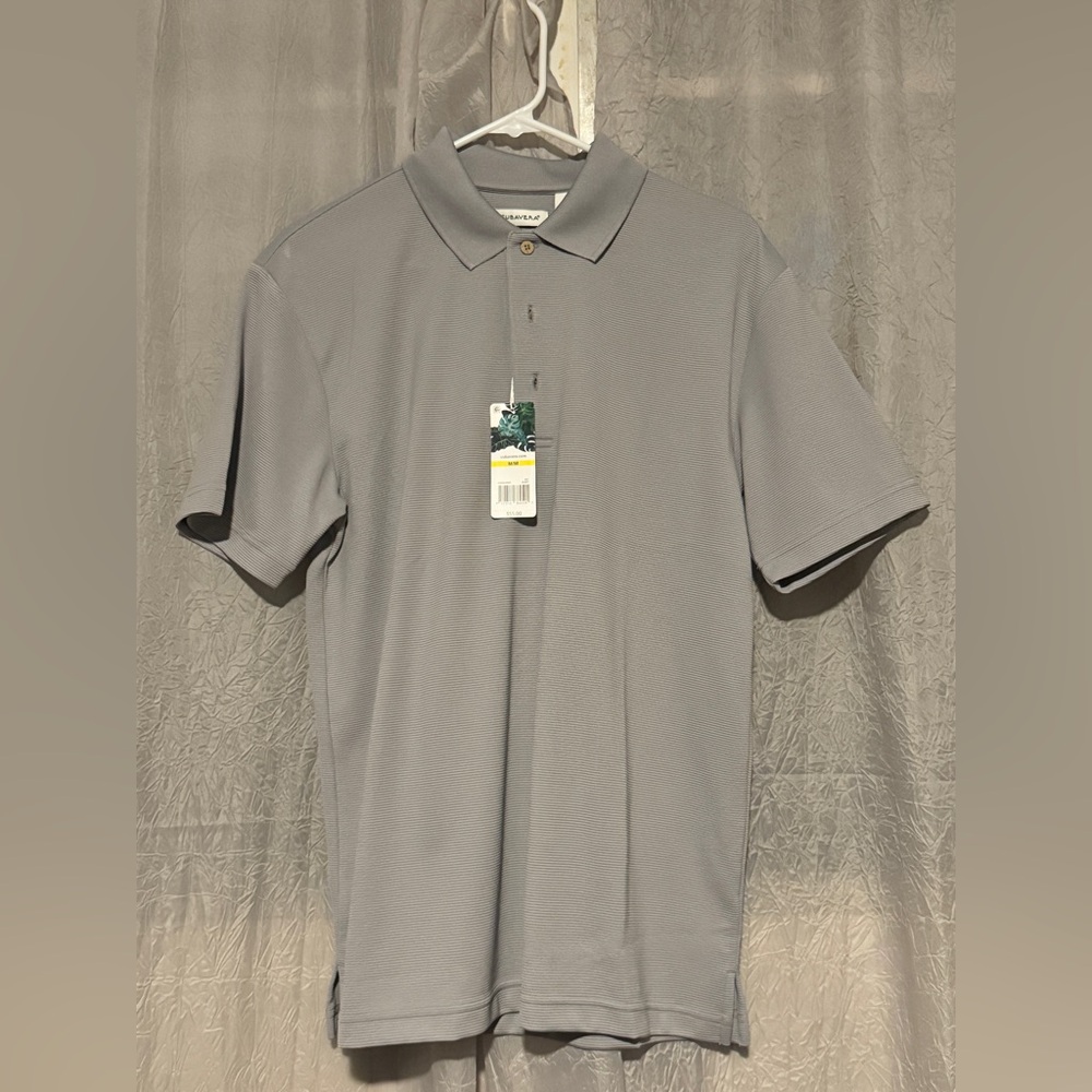 Cubavera mens polo - color gray.
